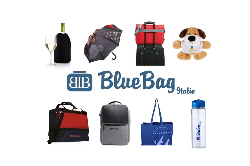 Bluebag Italia: il partner/fornitore ideale per la realizzazione di materiali fieristici e promozionali personalizzati