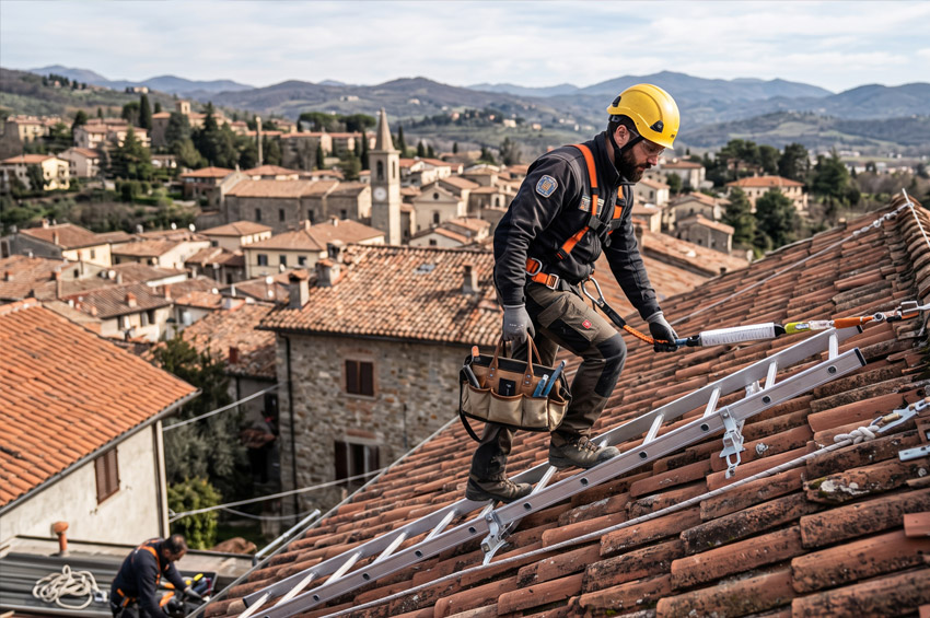 Quale corso serve a chi sale su una scala o su un tetto